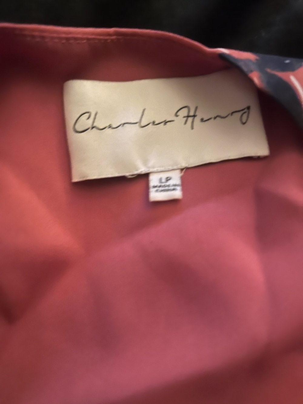 Charles Henry Coral-Pink Lined Jacket